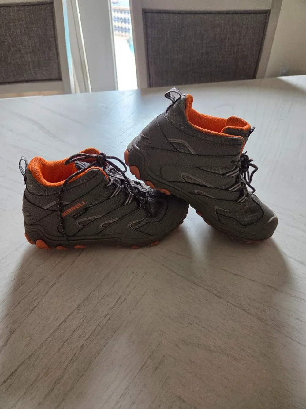 Merrell Chameleon 7 Access Mid Waterproof, Brown, Size 3